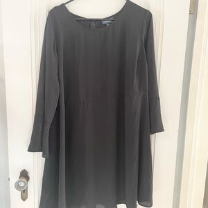 Modcloth Sheer Black Over Dress